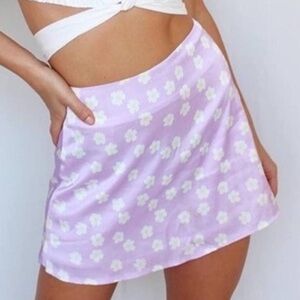 Princess Polly Size US 0 Floral Mini Skirt
